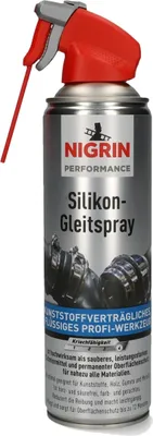 Produktbild von NIGRIN Silikon- Gleitspray 500ml - Schmiermittel für Gummi, Holz uvm. (1er Pack)