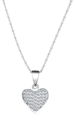 Produktbild von Silver necklace with heart AGS1131 / 47