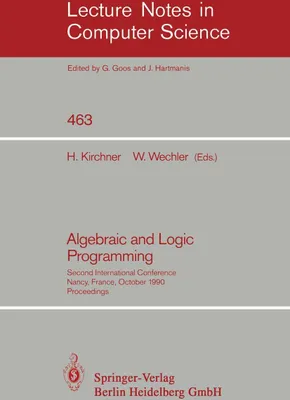 Produktbild von Algebraic and Logic Programming