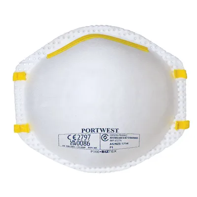 Produktbild von Portwest P100 FFP1 Feinstaubmaske White