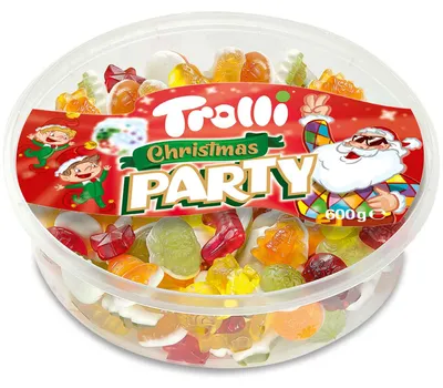 Obrázek produktu pro Trolli Vánoční večírek Ovocné pěnové figurky s cukrem 600g