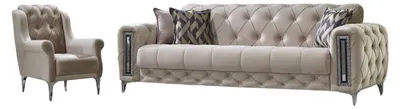 Produktbild von Sofa Set Rosario, Beige Stellvariante 2+1