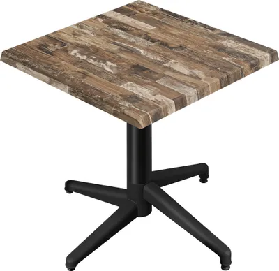 Produktbild von WAP | Bistro Außen Tisch | B:T:H 60 x 60 x 74 cm | Vintage Old / Schwarz | Quadratisch | Bistro Tisch Gastro Tisch