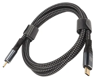 Obrázok produktu pre Kábel USB-C na USB-C PD 240 W, rozhranie USB 2.0 typu C, 480 Mb/s, dátový kábel USB-C samec – USB-C samec, obojstranný, 100 cm