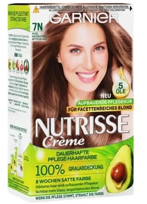 Produktbild von Garnier Nutrisse Natürliches Nude-Ton Mittelblond Haarfarbaufheller