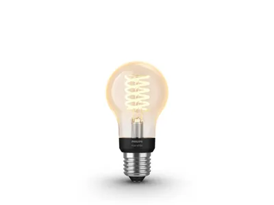 Produktbild von Philips Hue White A60 - Smarte Lampe E27, Intelligentes Leuchtmittel, Bluetooth/Zigbee, Schwarz, Grau, LED, E27, A60
