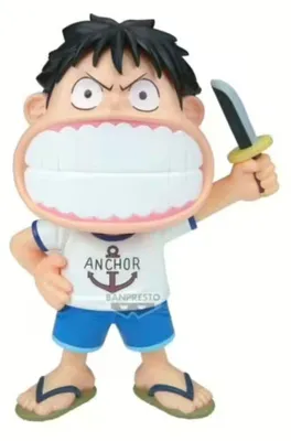 Produktbild von Banpresto One Piece Big Sofvimates Monkey D. Ruffy Sammelfigur 15 cm