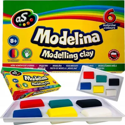 Obrázok produktu pre Modelina szkolna w 6 kolorach