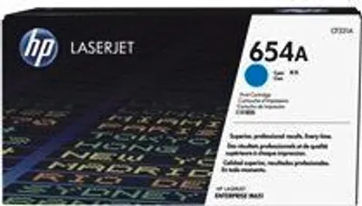 Produktbild von HP 654A Cyan Original LaserJet Tonerkartusche