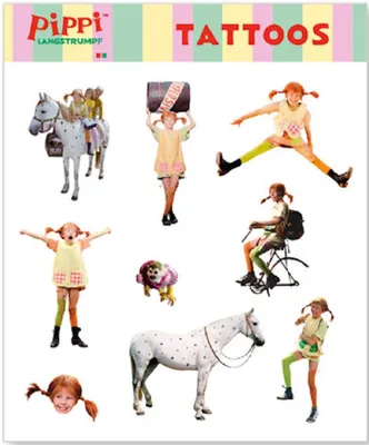 Produktbild von Pippi Langstrumpf Tattoos