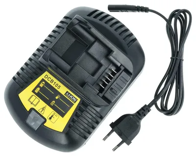 Produktbild von vhbw Ladegerät kompatibel mit Dewalt DCN694N, DCP580N, DCN701N, DCN692M1, DCN890N, DCN692N, DCN890N-XJ, DCP580NT, DCN890 Werkzeug Li-Ion-Akkus, 21 V
