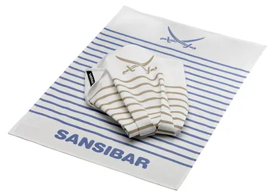 Produktbild von RÖSLE Sansibar Sylt Geschirrhandtücher 2er Pack gestreift 70 x 50 cm