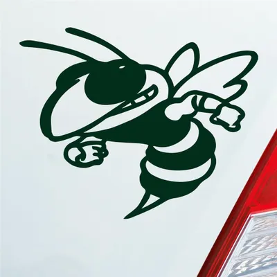 Produktbild von Auto Aufkleber Killer Biene Bee Kill Tuning 10x8 cm Dunkelgrün Sticker Heckscheibenaufkleber