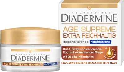 Produktbild von Diadermine Age Supreme Extra Reichhaltige Nachtcreme Omega 6 50 ml