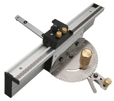 Obrázok produktu pre ENJOYWOOD Stolová okružná píla Uhlový doraz Pokosový doraz 27 Uhol aretácie 450 mm Vedenie Flip Stop Presné rezy Spracovanie dreva