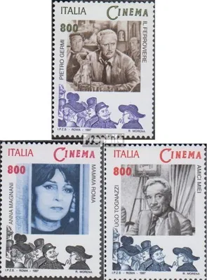 Produktbild von Briefmarken Italien 1997 Mi 2527-2529 (kompl.Ausg.) postfrisch Filmgeschichte