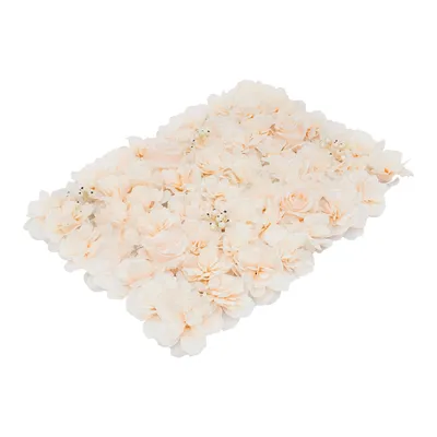 Zdjęcie produktu dla 6 sztuk sztucznej ściany kwiatowej zestaw 40x60cm sztuczne kwiaty róża ściana do dekoracji tła DIY wesele urodziny przyjęcie ukończenie szkoły rekwizyty