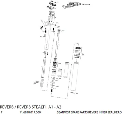 Immagine prodotto di Testa di tenuta RockShox Reverb