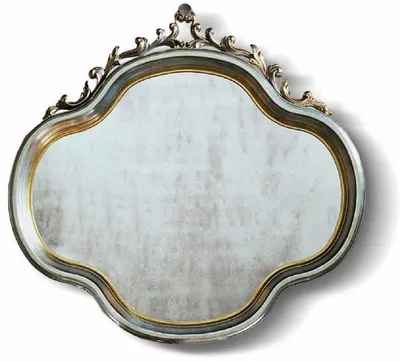 Obrázok produktu pre Casa Padrino barokové zrkadlo striebro/zlato v. 119 cm - Vyrobené v Taliansku