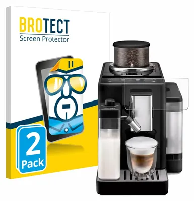 Produktbild von 2x Für DeLonghi Rivelia Schutzfolie BROTECT Displayschutz Display Schutz Folie Klar Transparent