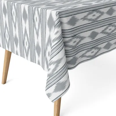Tischdecke 240x140 cm, vliesbeschichtet, grau, wasserdicht
