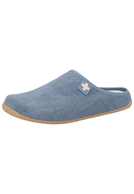 Produktbild von Living Kitzbühel Pantoffel Schweizer Kreuz Jeans Walk Größe: 45 Normal