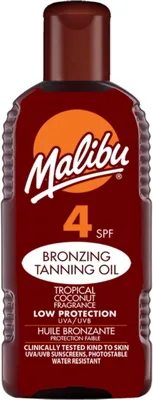 Zdjęcie produktu dla Malibu Tanning Oil Olejek Do Opalania SPF4 200ml