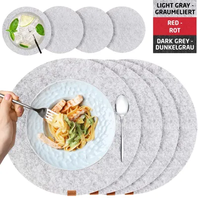 Produktbild von Tischsets Glasuntersetzer 8er-Set
