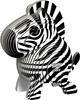 Produktbild von EUGY - 3D Bastelset Zebra