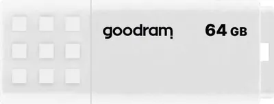 Obrázok produktu pre Goodram UME2, 64 GB, USB Typ-A, 2.0, 20 MB/s, Čiapky, Biela