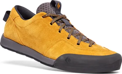 Multifunktionsschuhe "Prime MShoes" von Black Diamond in Gelb mit schwarzer Sohle und Schnürung.