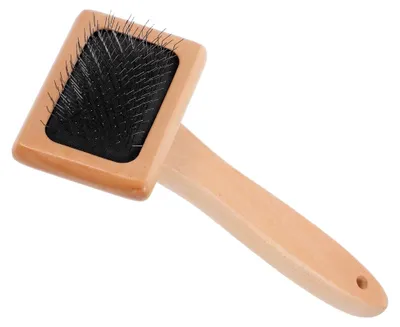 Produktbild von Praktische Filzwerkzeuge mit Holzgriff und Eisenborsten zur Wollkardierung für Filzprojekte und Reinigung von Filzmatten und Haustieren