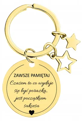 Obrázek produktu pro Blingart Pozlacený ocelový přívěsek na klíče s gravírováním