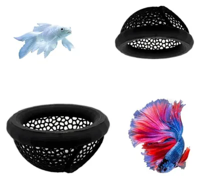 Produktbild von Set mit 2 schwimmenden Betta-Höhlen für Aquarien