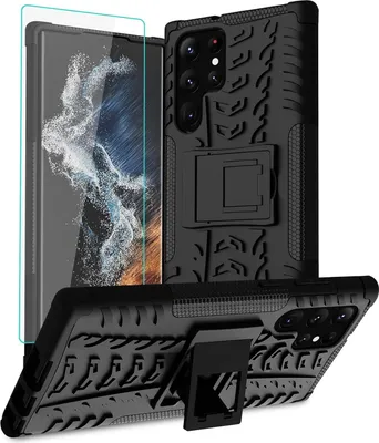 Produktbild von Glasbildschirmhülle Für Samsung Galaxy S22 Ultra Schwarz