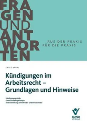 Obrázok produktu pre Kündigungen im Arbeitsrecht - Grundlagen und Hinweise