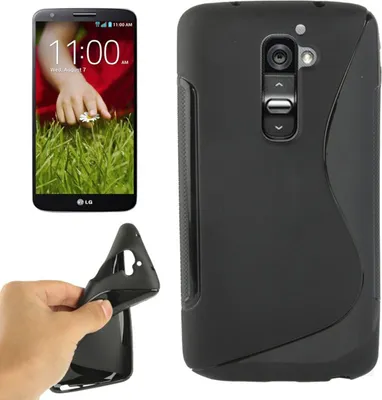 Produktbild von Handyhülle Schutz TPU für Handy LG Optimus G2 schwarz