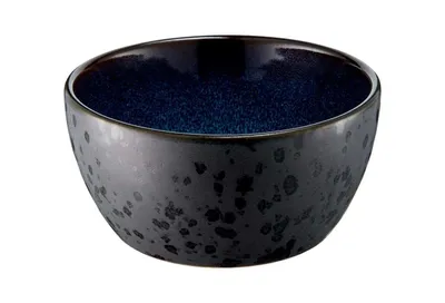 Obrázek produktu pro BITZ 821185, Dezertní miska, Kulatý, Kameninové nádobí, Černá, Modrá, 220 °C, 12 cm