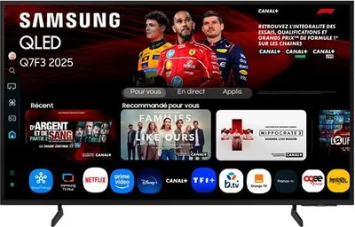 Produktbild von Samsung TQ43Q7F3AU, 109,2 cm (43"), 3840 x 2160 Pixel, QLED, Smart-TV, WLAN, Schwarz