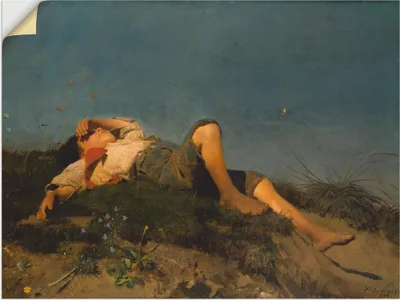 Produktbild von ARTland Wandbild, selbstklebend Hirtenknabe. 1860 Größe: 60x45 cm
