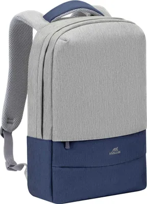Immagine prodotto di RIVACASE 7562 zaino antifurto grigio/blu scuro per laptop 15.6