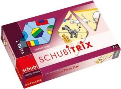 Produktbild von Lernspiel Schubitrix für 1-4 Spieler mit 2 Spielen in verschiedenen Schwierigkeitsgraden