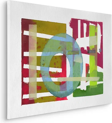 Produktbild von Keilrahmenbild - Round About - Größe 60 x 90 cm