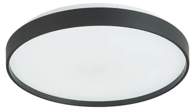 Produktbild von Zimilo 36W LED Deckenleuchte, 38cm, Modern Deckenlampe, CCT Farbtemperatur Wechselbar 3000K-5000K, für Wohnzimmer Schlafzimmer Küche, Schwarz