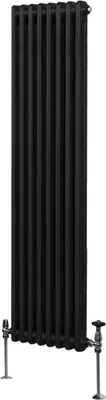 Obrázok produktu pre Tradičný 2-stĺpový radiátor - 1800 x 382 mm - čierny