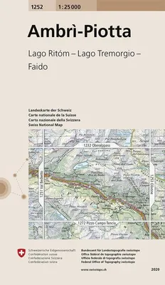 Immagine prodotto di Swisstopo 1 : 25 000 Ambri-Piotta