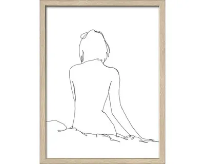 Produktbild von Gerahmtes Bild Sketch A Woman 33x43 cm