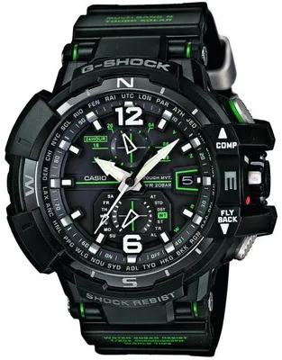 Image de G-SHOCK pour homme, noir, Casio-GW-A1100-1A3ER