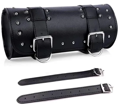 Produktbild von Motorrad Satteltaschen Universal Kunstleder Wasserdicht Schwarz 310x135x135mm