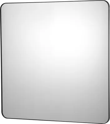 Obrázok produktu pre SucceBuy zrkadlo na líčenie na stenu, 91,4 x 91,4 cm, hrúbka 0,4 cm, s rámom z hliníkovej zliatiny a nevýbušnou fóliou, odolné proti poškriabaniu, do kúpeľne/spálne/obývačky
